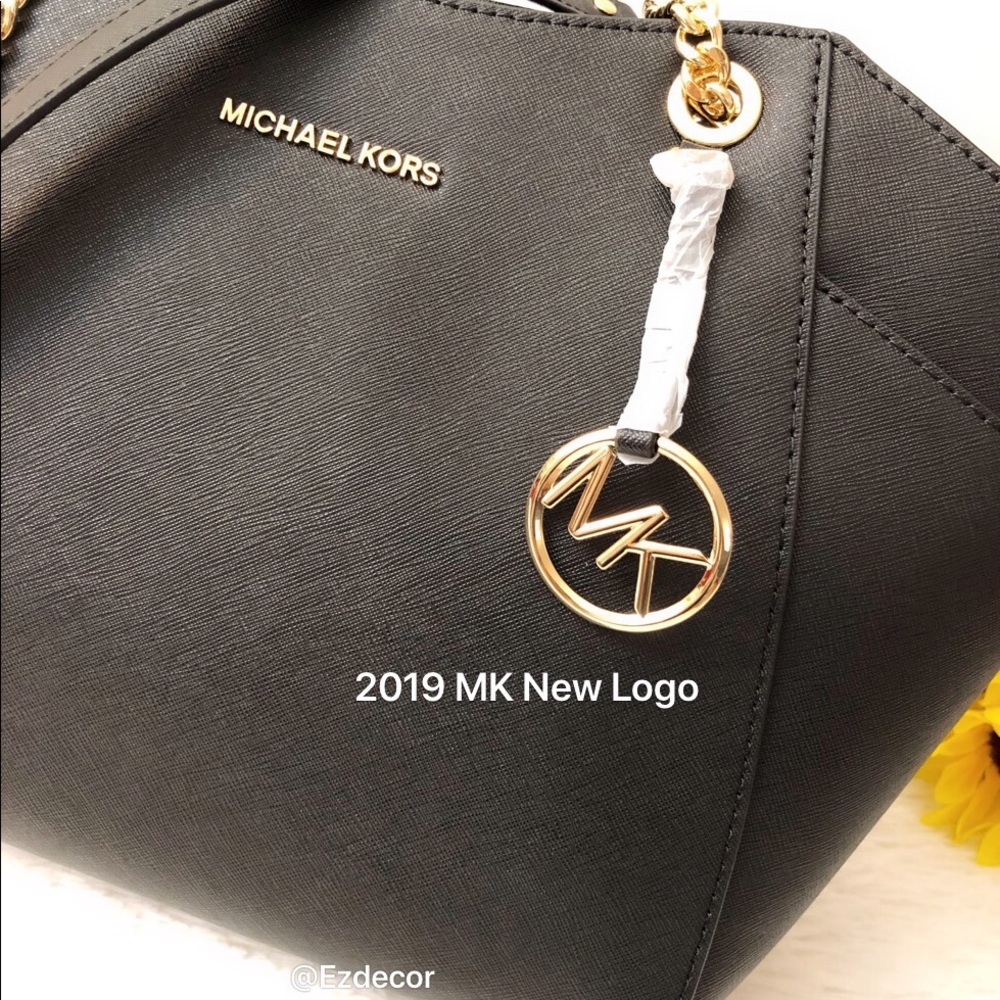 🌸NWT Michael Kors Jet Set Chain Tote Black - Picture 6 of 8